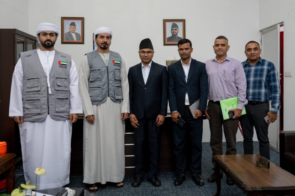 UAE relief team, Nepalese officials discuss recovery plans
