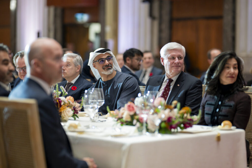 Crown Prince of Abu Dhabi attends dinner banquet hosted by Prime Minister of Canada