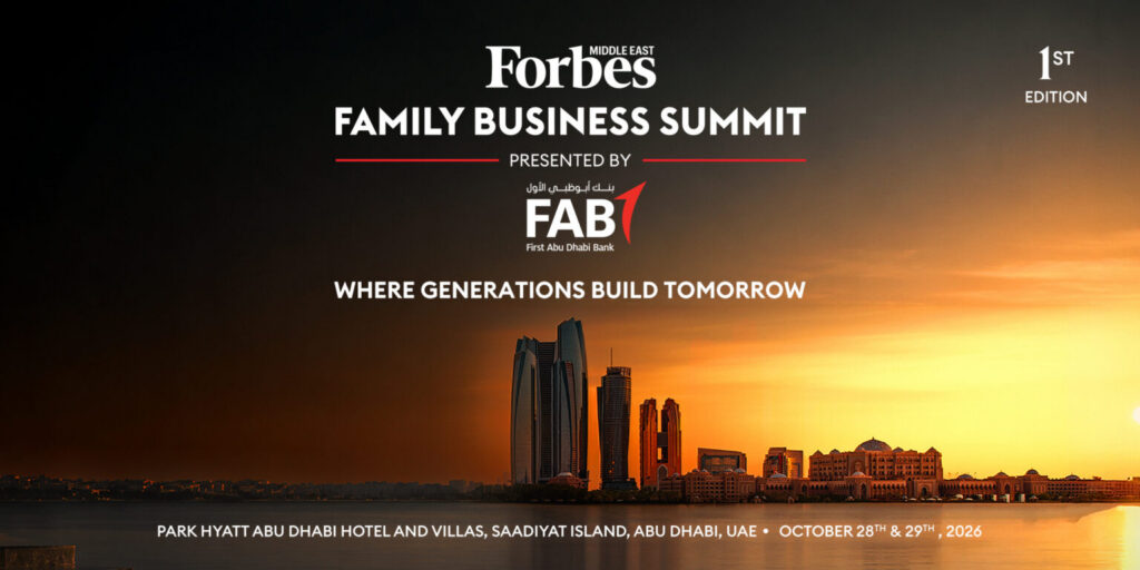 Forbes Middle East Family Business Summit to launch in Abu Dhabi on October 28–29